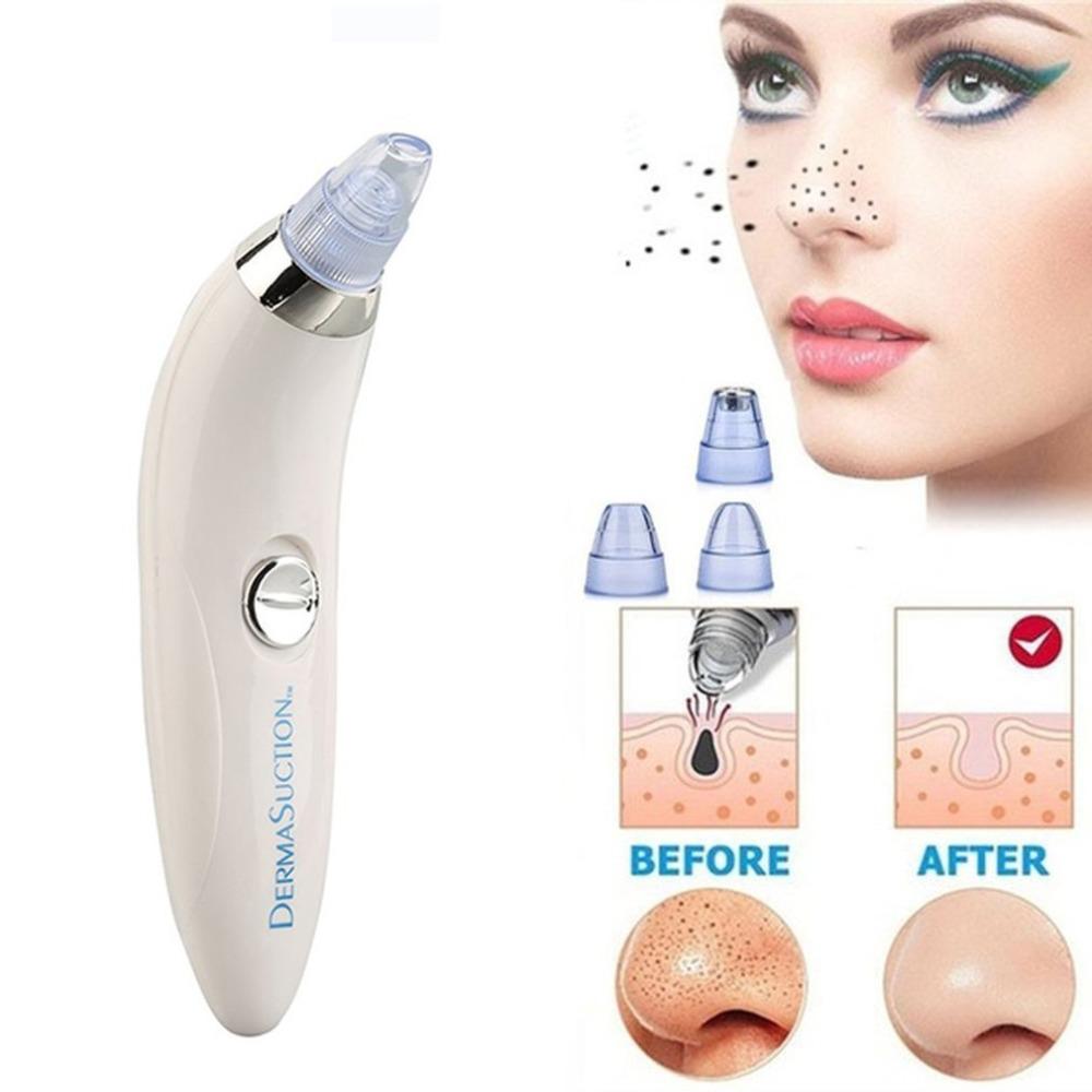 5 in 1 Black Head Remover machine, Powerful Pimple Pore Cleaner, Vacuum Suction Tool, Rechargeable Derma Suction