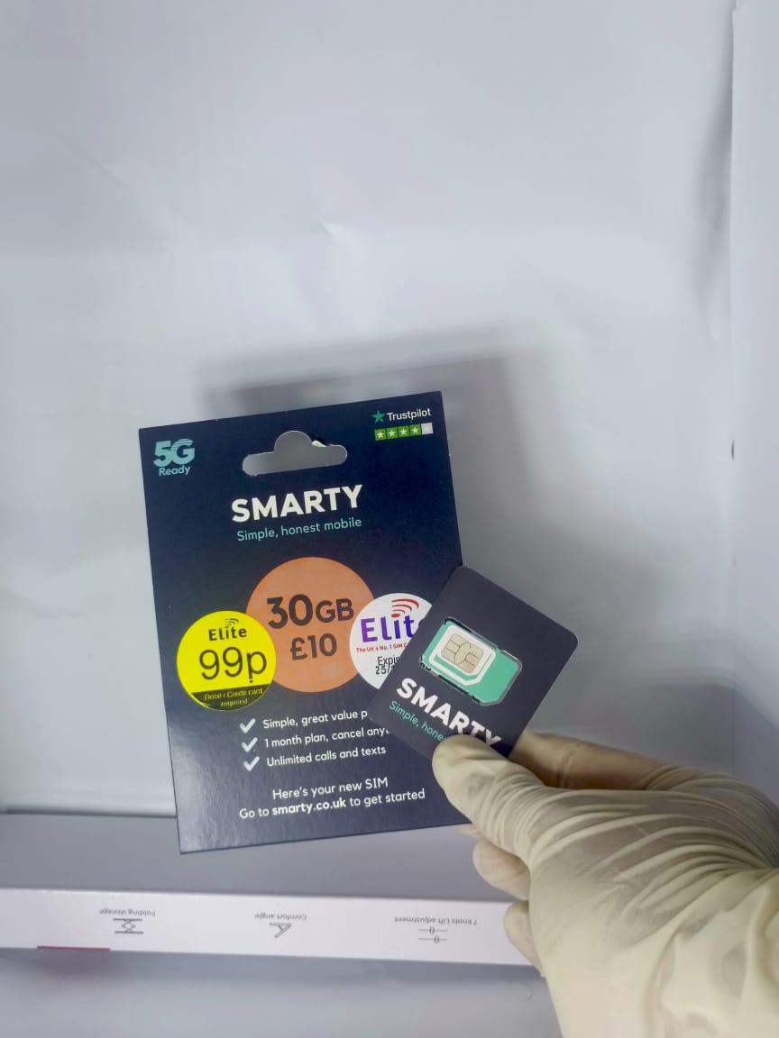UK 5G Ready SIM Cards – SMARTY & VOXI (Perfect for Pakistan Users)